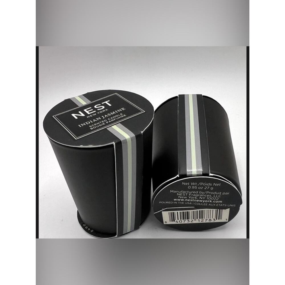 Nest Indian Jasmine Scented Candle - NEW 2 PACK Black Ceramic - Picture 4 of 8